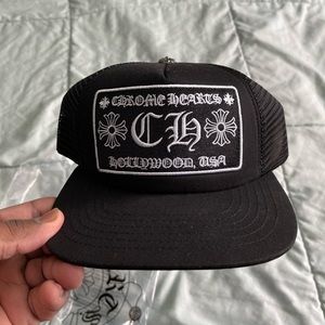 Chrome Hearts Black Hat